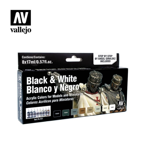 VALLEJO  S70151 Blacks N Whites (8PC / Set)