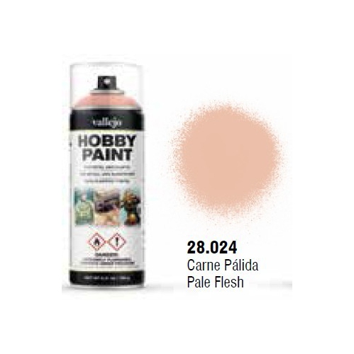 VALLEJO  28.024 Pale Flesh Aerosol 400Ml Fantasy Color Primer