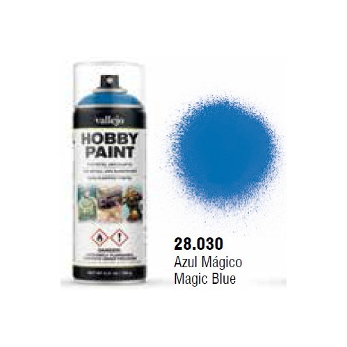 VALLEJO  28.030 Magic Aerosol 400Ml Fantasy Color Primer In Blue