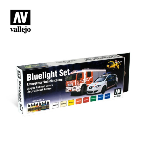 VALLEJO  S71154 Bluelight Set Model Air (8 Color Set)