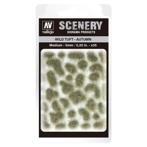 VALLEJO  Sc4099 Wild Tuft Autumn Medium, 5Mm, 35 Units