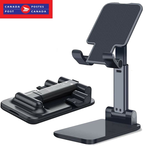 Support mobile réglable et pliable pour téléphone cellulaire pour table, bureau, téléphone cellulaire à domicile