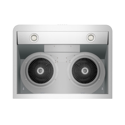 Empava 36 in. 500 CFM Ducted Under Cabinet Range Hood with Push Button Controls - Dual Sealed Aluminum Motor - Permanent Filters - LED Lights in