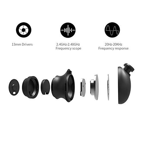 Bluedio Wireless Bluetooth 4.2 Hi-Fi Stereo Bass Edition Earphone Smart in-Ear Built in Mic IPX6 With ASAP Charging Headphones Headset
