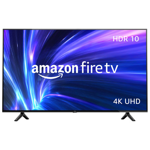 Téléviseur intelligent HDR DEL UHD 4K de 55 po Fire TV Série 4 d'Amazon - 2021