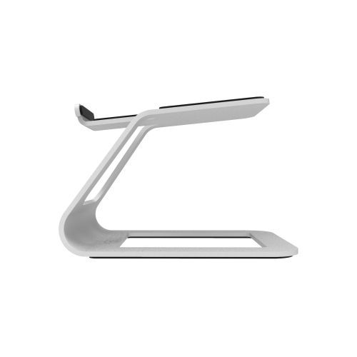 Kanto SE2W Elevated Desktop Speaker Stands for Small Speakers, White, Pair