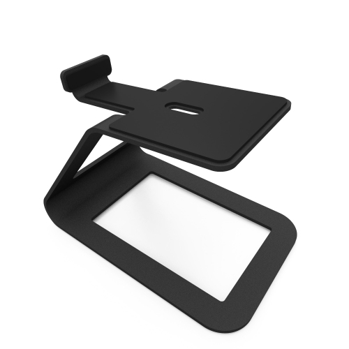 Kanto SE4 Elevated Desktop Speaker Stands for Midsize Speakers, Black, Pair