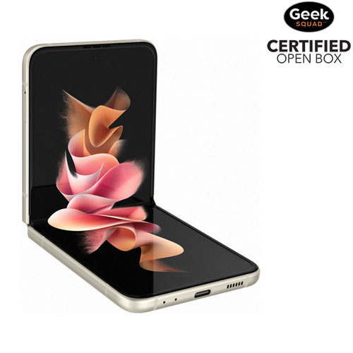 Galaxy Z Flip3 5G de 128 Go de Samsung - Crème - Déverrouillé - Boîte ouverte