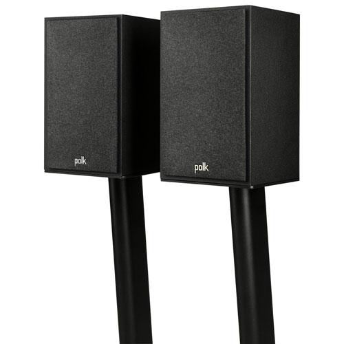 Polk Audio Monitor XT15 150-Watt Bookshelf Speaker - Pair - Midnight Black
