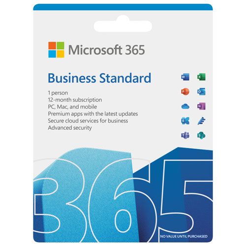Microsoft 365 Business Standard - 1 User - 1 Year - English