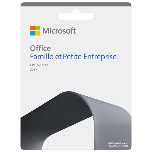 Microsoft Office Home & Business 2021 - 1 User - French