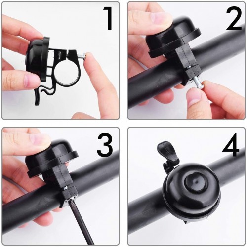 2 Pack Classic Bike Bell, Bicycle Bell