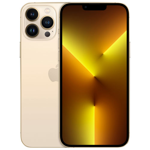 Shaw Apple Iphone 13 Pro Max 128gb Gold Monthly Tab Payment Best Buy Canada
