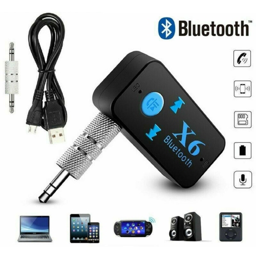 ISTAR Bluetooth 4.1 Receiver for Car, Noise Cancelling Bluetooth AUX Adapter, Bluetooth Music Receiver for Home Stereo/Wired Headphones/Hands-Free