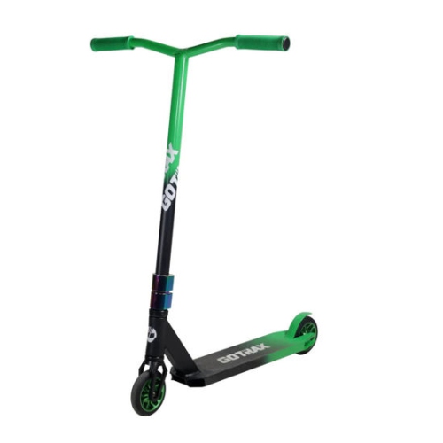 GOTRAX  Stpro200 Stunt Scooter, Best Intermediate Trick Scooter \w 110MM Aluminium Core And Rainbow Chrome Clamp And Abec-9 Bearings, Hic Compression