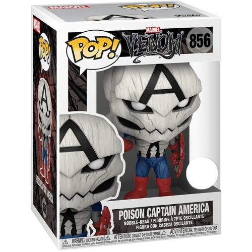 POP  Marvel Venom 3.75 Inch Action Figure Exclusive - Poison Captain America #856