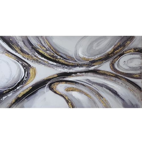 MAISON CONCEPTS  Hand Painted Canvas Wall Art (Celeste)