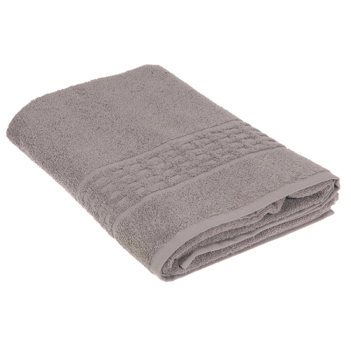 MAISON CONCEPTS  Basketweave Bath Towel (27 X 50) (Light Gray) - Set Of 2