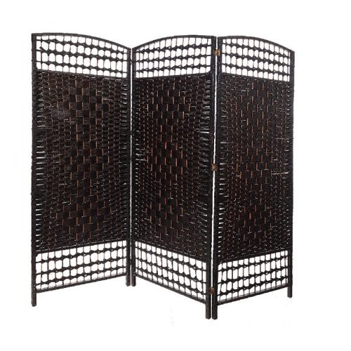 3 Panel Woven Bamboo Screen