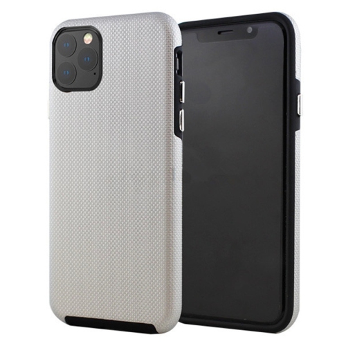 【CSmart】 Slim Fitted Hybrid Hard PC Shell Shockproof Scratch Resistant Case Cover for iPhone 13 Pro Max, Silver