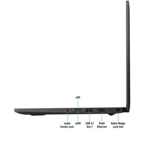 Refurbished - Dell Latitude 7490 Business Laptop 14 inch FHD Core i5 8th Gen 8350U 1.70 Ghz 16GB Memory 256GB SSD Webcam / Backlit Keyboard / Windows