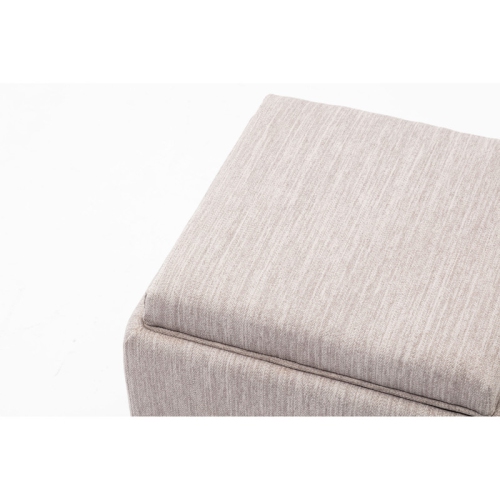 Chase Fabric Ottoman With Flip Tray Lid