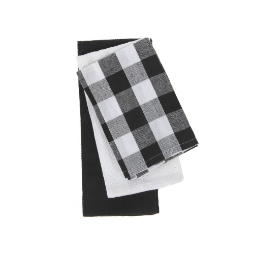 MAISON CONCEPTS  Kitchen Towel (Set Of 3 PCs) (White Buffalo) - Set Of 2