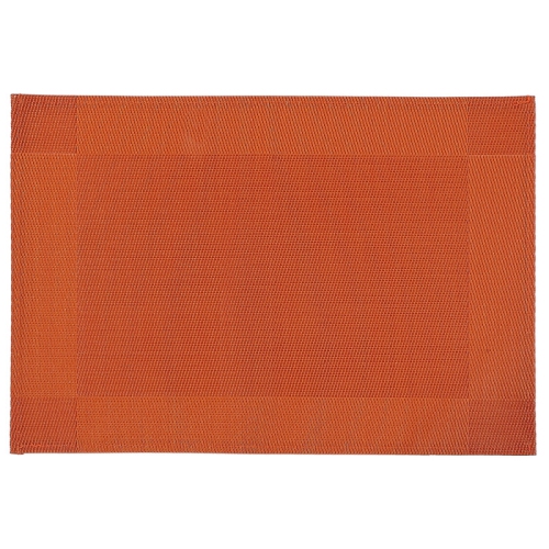 MAISON CONCEPTS  Vinyl Placemat (Classic) (Orange) - Set Of 12