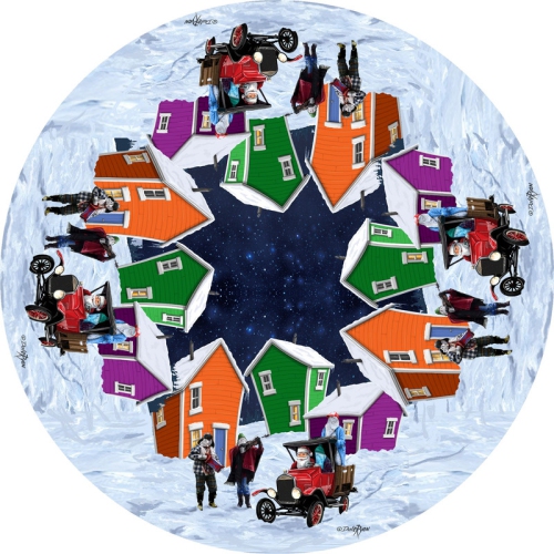 Polyester Digital Print Tablecloth (54 X 72)