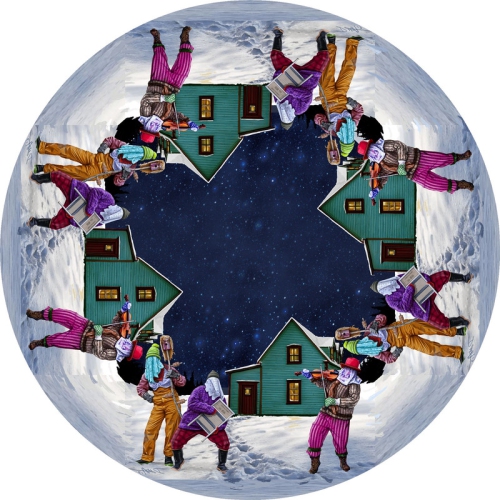 Polyester Digital Print Tablecloth (54 X 72)