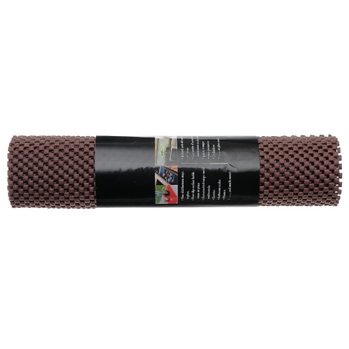 MAISON CONCEPTS  Anti Slip Pvc Mat (Chocolate) (12" X 59") - Set Of 6