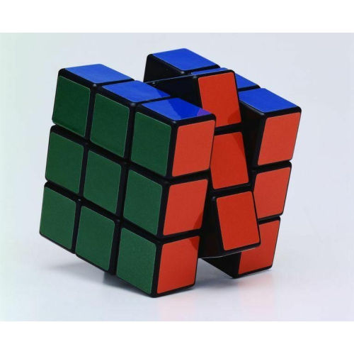 3x3x3 Magic Cube Brain Game Teaser Puzzle Cube Smooth Turning Sticker Black CA