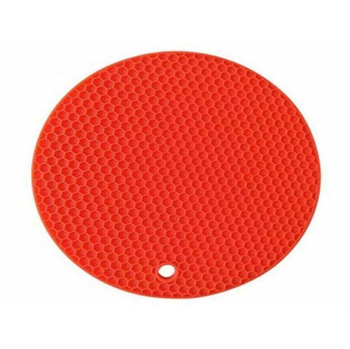 Non-Slip Steel Silicone Hot Pan Pot Holder Stand Trivet Table Mat Red 
