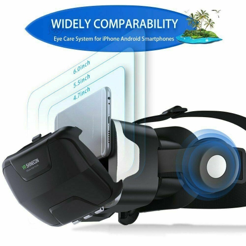 Nouvelles lunettes de réalité virtuelle 4.0 en forme de casque de réalité virtuelle 3D pour Android iPhone