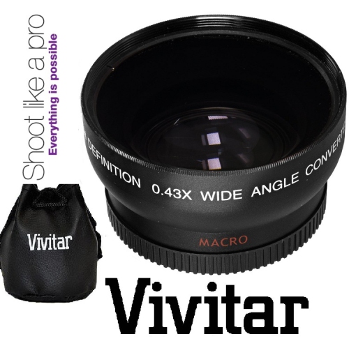 OBJECTIF GRAND-ANGLE HD AVEC MACRO POUR HXR-NX70U HXR-NX70 DE SONY