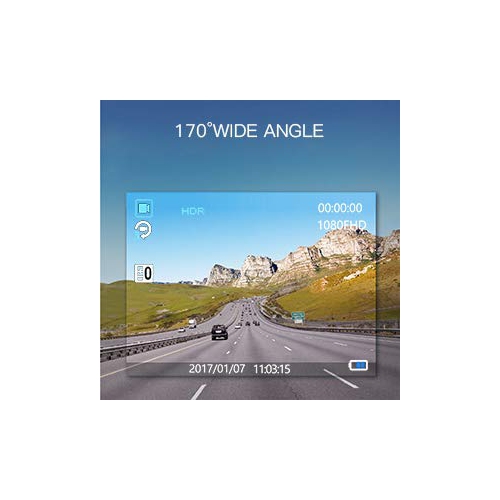 NEW 2026 Dash Cam Apeman dashcam 1080P Full HD Mini Car Driving Recorder 170° Wide Angle, Motion Detection, G-Sensor, Loop Recording, Night