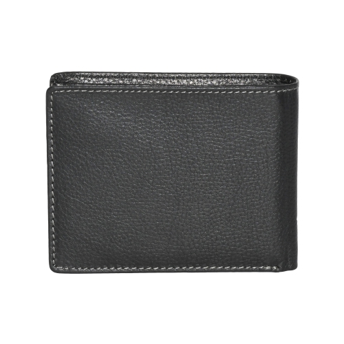 ROOTS LEATHER SLIMFOLD WALLET WITH REMOVABLE PASSCASE
