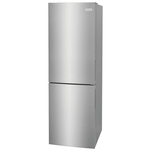Frigidaire 24" 11.5 Cu Ft Bottom Freezer Refrigerator with LED Lighting -Stainless Steel