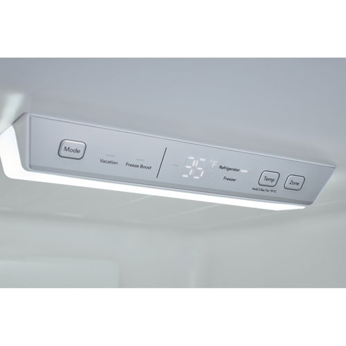 Frigidaire 24" 11.5 Cu Ft Bottom Freezer Refrigerator with LED Lighting -Stainless Steel