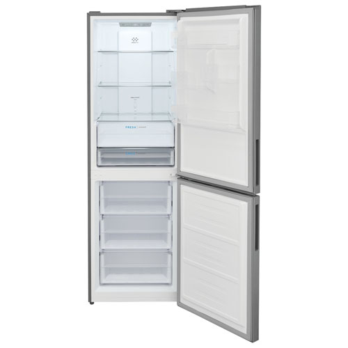 Frigidaire 24" 11.5 Cu Ft Bottom Freezer Refrigerator with LED Lighting -Stainless Steel