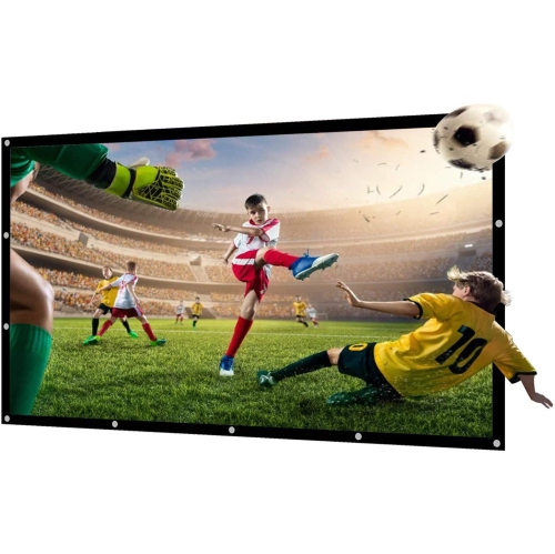 NIERBO 100inch(247x140cm) Portable Projector Screen Outdoor Movie Screen for Projection for Home Theater