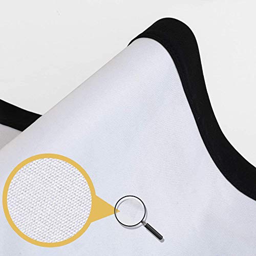 NIERBO Écran de projection double couche 100 pouces 16:9 Écran de projection portable 3D avec moins de transmission de la lumière pour le cinéma