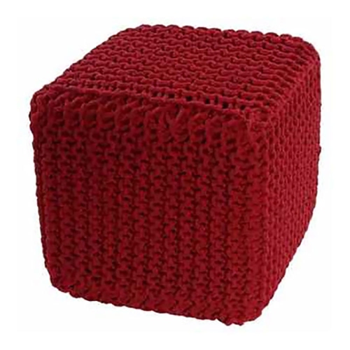 Spura Home Chicklet Cube Decor – Pouf Ottomons carré
