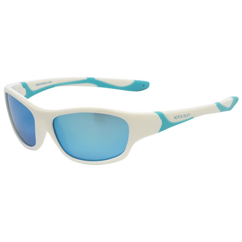 Koolsun S6+ Sport Sunglasses - White Ice Blue