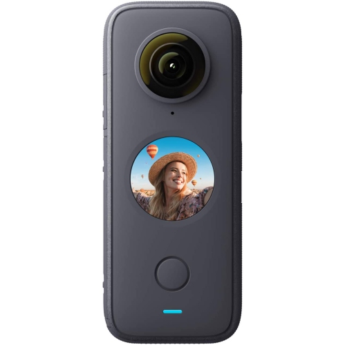 Insta360 ONE X2 Waterproof 360 Degree Action Camera, 5.7K, Touch Screen, AI Editing, Live Streaming, Webcam, Voice Control - Refurbished