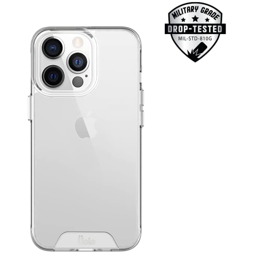 Uolo Soul+ [Hybrid TPU] Drop Tested Hardshell Protective Case Design for [iPhone 13 Pro]- Clear