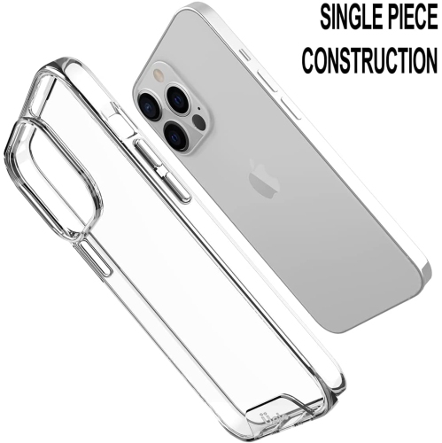 Uolo Soul+ [Hybrid TPU] Drop Tested Hardshell Protective Case Design for [iPhone 13 Pro]- Clear