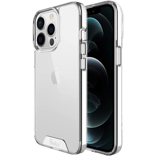 Image 1 of 8.. Uolo Soul+ [Hybrid TPU] Drop Tested Hardshell Protective Case Design for [iPhone 13 Pro Max] - Clear