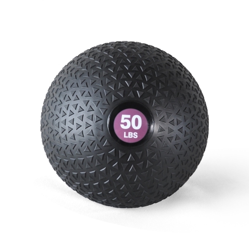 PRISP Ballon Medicine Slam Ball - Balle d'Exercice Fitness Lestée&nbsp;avec Surface Texturée, 50 lb