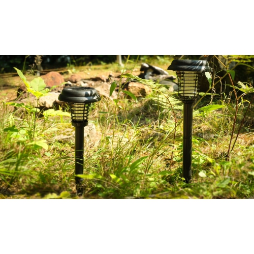 GREENSTRIKE 2 In 1 Solar Zapper & Stake Light - 964